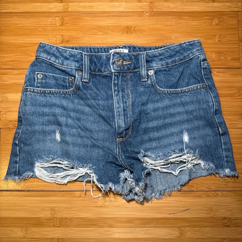 Roxy Women's Blue Denim Shorts